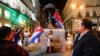 Foto Archivo. Una protesta de cubanos en Madrid, el 15 de noviembre de 2021.