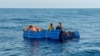 Balseros cubanos interceptados por la Guardia Costera en aguas del Sur de la Florida. (Foto: Archivo USCG/Twitter)