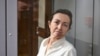 La periodista ruso estadounidense Alsu Kurmasheva fue condenada el 22 de julio pasado a seis años y medio de prisión por un tribunal en Rusia. (Alexander Nemenov/AFP, Archivo)