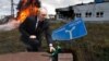 Vladimir Putin y la operación de las Fuerzas Armadas de Ucrania en la región de Kursk. (Collage/RFE/RL)
