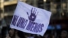 Imagen compartida por la revista feminista cubana Alas Tensas de una manifestación contra la violencia machista en Argentina. (Reuters/Archivo)