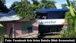 Accidente de tránsito en Santiago de Cuba. Foto: captura de pantalla.