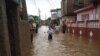 Foto de inundaciones en barrio Floirán Quirós, en Camagüey.