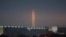 Tres cohetes rusos lanzados contra Ucrania desde la región rusa de Belgorod, al amanecer del jueves 9 de marzo de 2023, en Járkiv, Ucrania.