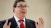 El Ministro de Relaciones Exteriores cubano, Bruno Rodríguez Parrilla, se dirige a la principal sesión anual del Consejo de Derechos Humanos de la ONU el 25 de febrero de 2020 en Ginebra. (Foto de Fabrice COFFRINI / AFP)