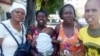 Madres que protestaron frente a la casa de Díaz-Canel / Foto: Captura de video