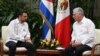 Miguel Díaz-Canel se reúne en La Habana con el director general del Instituto Mexicano del Seguro Social, Zoé Robledo.
