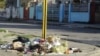 Basura acumulada en las calles de Cienfuegos