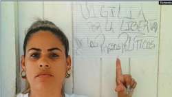 Comentarios de Saily Núñez sobre agresión a su esposo, el preso político Maikel Puig Bergolla Comentarios de Saily Núñez sobre agresión a su esposo, el preso político Maikel Puig Bergolla