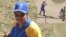 Rosaly González en el Campeonato Provincial de Béisbol.