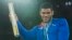 El cubano Erislandy Álvarez Borges recibe la medalla de oro en los olímpicos de París 2024. (AP/Ariana Cubillos)