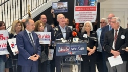 Noticias de Cuba en 5 minutos | 02/19/2025 Rick Scott junto a líderes cubanos exigen la libertad y democracia en Cuba / Foto: Martí Noticias