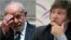 El presidente de Brasil Luiz Inacio Lula da Silva (izq) y el mandatario electo de Argentina, Javier Milei. (PATRICIA DE MELO MOREIRA and Juan MABROMATA / AFP)