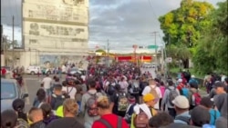 Marcha de migrantes parte de Tapachula Marcha de migrantes parte de Tapachula