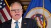 El gobernador de Minnesota, Tim Walz, habla ante los medios el 9 de noviembre de 2022, en St. Paul, Minnesota. (AP foto/Abbie Parr, Archivo)