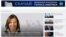 Una captura de pantalla muestra el sitio web del Servicio Ruso de VOA.