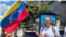Diannet Blanco, expresa política, exige la liberación de su esposo, el activista humanitario Gabriel Blanco, detenido a principios de julio durante una manifestación en Caracas, Venezuela, el viernes, 12 de agosto de 2022.