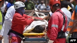 Uno de los heridos por la explosión del Hotel Saratoga en La Habana.