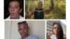 Arriba Lázaro Yuri Valle Roca (izq.) y Yoandi Montiel "El Gato de Cuba". Abajo, Jorge Bello (izq.) y Luz Escobar.