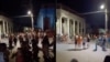 Protestas en la noche de este lunes, 10 de octubre, en Bejucal. (Captura de video/Facebook)