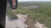 Captura de video de la Guardia Costera sobre la operación de búsqueda y rescate de los balseros cubanos. (USCG)