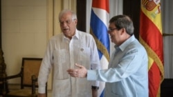 José Borrell y Bruno Rodríguez hablan de cooperación y derechos humanos José Borrell y Bruno Rodríguez hablan de cooperación y derechos humanos