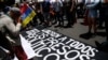 Manifestantes se reúnen el día de una marcha convocada por la líder opositora venezolana María Corina Machado REUTERS/Leonardo Fernández Viloria