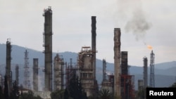 La refinería de petróleo Tula de la estatal mexicana Pemex.
