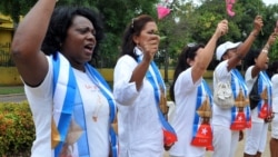 Acoso contra Damas de Blanco en 11 aniversario de la Primavera Negra Acoso contra Damas de Blanco en 11 aniversario de la Primavera Negra