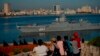 La fragata Almirante Gorshkov de la Armada rusa llega al puerto de La Habana, Cuba, el 24 de junio de 2019. Foto AP/Ramón Espinosa, Archivo)