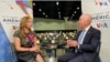 El secretario de Seguridad Nacional de EEUU habla con la periodista de Voz de América, Celia Mendoza, sobre migración en el marco de la IX Cumbre de las Américas, el jueves 9 de junio de 2022.