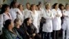 Un grupo de médicos cubanos recibe un entrenamiento en Brasilia en 2013. Foto Archivo AP/Eraldo Peres