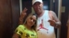 Maykel Puig Bergolla junto a su esposa, Saily Núñez Pérez. (Facebook)