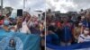 Acto de repudio a la periodista independiente Iliana Hernández.