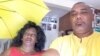 Berta Soler, líder de las Damas de Blanco, y su esposo, el opositor Ángel Moya Acosta.