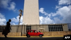 La embajada de Estados Unidos en La Habana.