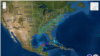 El huracán Zeta, proyección del Centro Nacional de Huracanes, con sede en Miami, Florida.