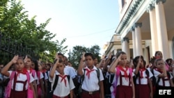 Comienzo del curso escolar 2015-2016. Foto EFE.