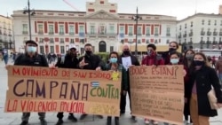 Protesta en Madrid a favor del Movimiento San Isidro Protesta en Madrid a favor del Movimiento San Isidro
