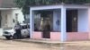 Casa de Iván Hernández Carrillo en Colón, Matanzas, bajo vigilancia policial.