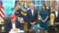 Donald Trump recibe a Gianni Infantino en la Casa Blanca