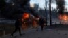 Incendios causados por ataques con misiles de Rusia en Kyiv, capital de Ucrania, el 10 de octubre de 2022. (Reuters/Valentyn Ogirenko).