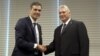 Pedro Sánchez durante su reunión con Díaz-Canel en Naciones Unidas.