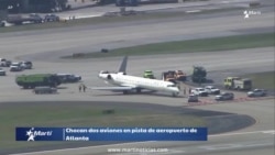 Dos aviones de Delta Air Lines chocaron en la pista de Atlanta Dos aviones de Delta Air Lines chocaron en la pista de Atlanta