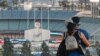 El estadio de los Dodgers en Los Angeles, en agosto del 2020.
