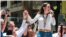 María Corina Machado en un acto multitudinario en Caracas, donde puso en evidencia el fraude electoral de Nicolás Maduro.