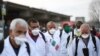 Médicos cubanos enviados a Italia, en marzo de 2020. (REUTERS/Daniele Mascolo).