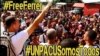 Tuit de la campaña por la liberación de José Daniel Ferrer. (Foto: Liettys Rachel Reyes @liettysrachel)