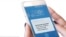 El aviso “ShakeAlert” aparece en cualquier teléfono inteligente, como éste. (Servicio Geológico de Estados Unidos, Departamento de Interior)