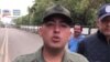Uno de los militares de la Guardia Nacional de Venezuela que desertaron este sábado 23 de febrero de 2019.